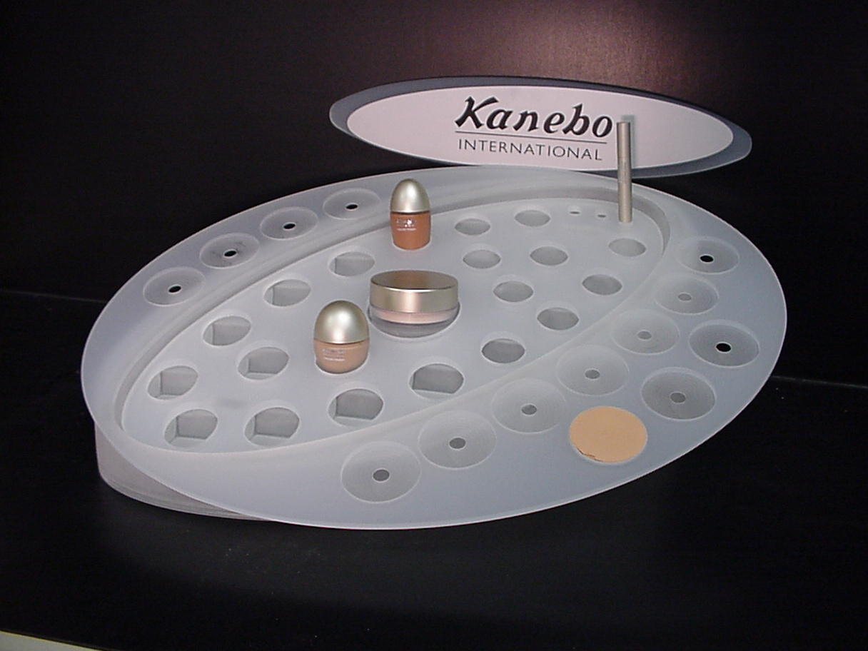 Kanebo Oval Counter Display